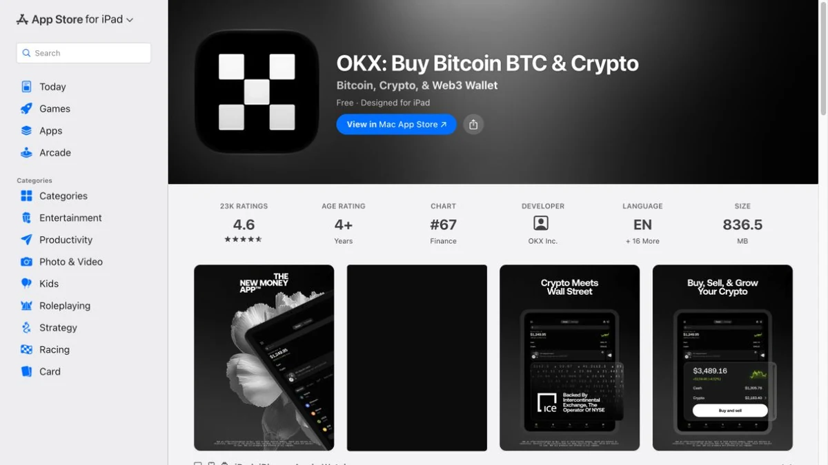App Store欧易应用和开发者OKX Inc.